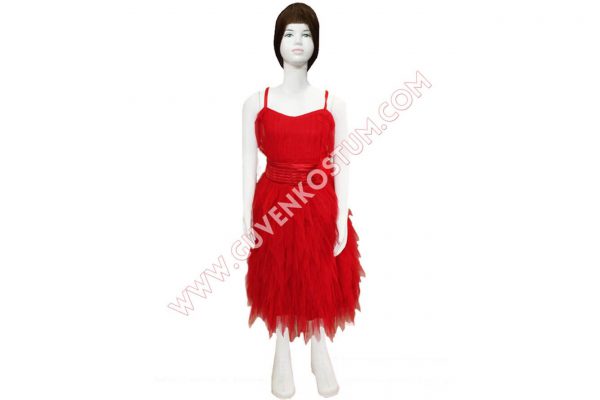 Kırmızı Dans Kıyafeti